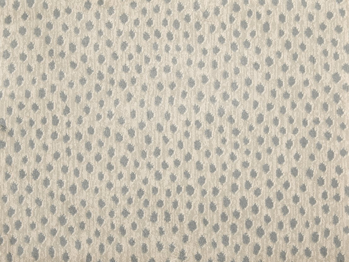 Custom Rugs, Runners & Rounds Dottie Silver Lt. Grey - Grey Machine Made Rug