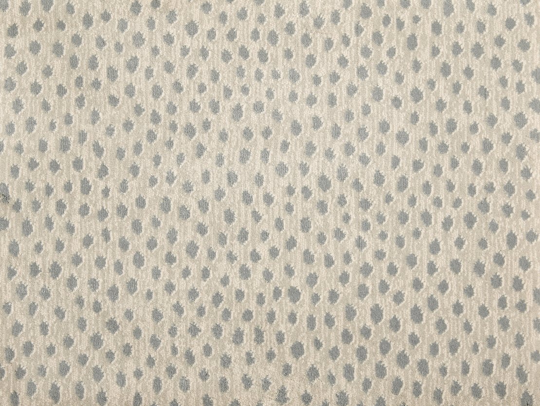 Custom & Wall to Wall Dottie Silver Lt. Grey - Grey Machine Made Rug