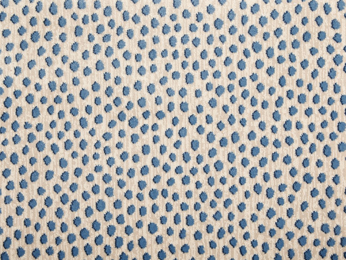 Custom Rugs, Runners & Rounds Dottie Waterfall Lt. Grey - Grey & Lt. Blue - Blue Machine Made Rug