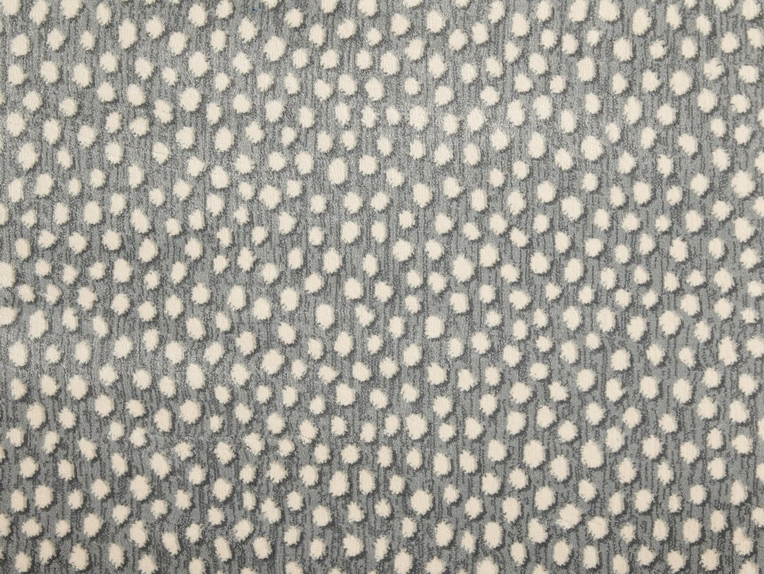 Custom Rugs, Runners & Rounds Dottie Sterling Lt. Grey - Grey & Ivory - Beige Machine Made Rug