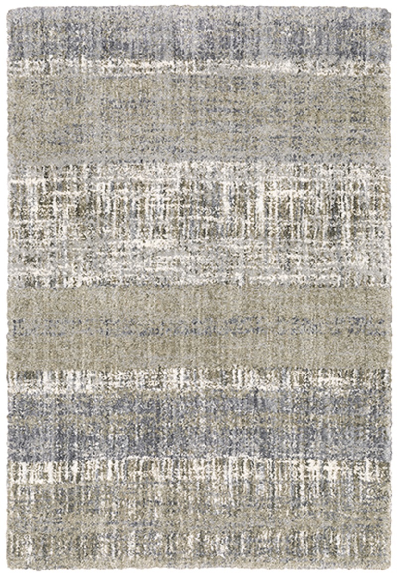 Contemporary & Transitional Rugs Aspen 530J Lt. Grey - Grey & Lt. Blue - Blue Machine Made Rug