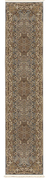 Traditional & Oriental Rugs Masterpiece 502L Lt. Blue - Blue & Ivory - Beige Machine Made Rug