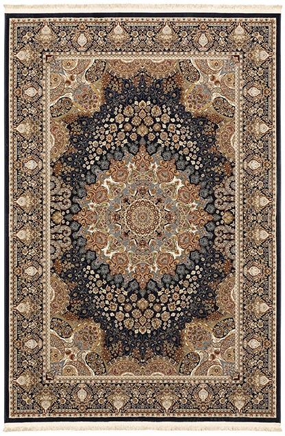 Traditional & Oriental Rugs Masterpiece 1802B Medium Blue - Navy Machine Made Rug