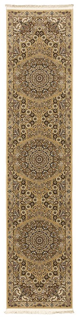 Traditional & Oriental Rugs Masterpiece 8022J Lt. Gold - Gold Machine Made Rug