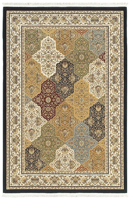 Traditional & Oriental Rugs Masterpiece 1331X Multi & Ivory - Beige Machine Made Rug