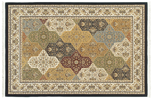 Traditional & Oriental Rugs Masterpiece 1331X Multi & Ivory - Beige Machine Made Rug