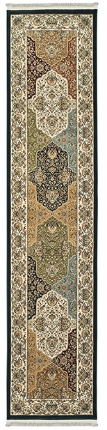 Traditional & Oriental Rugs Masterpiece 1331X Multi & Ivory - Beige Machine Made Rug