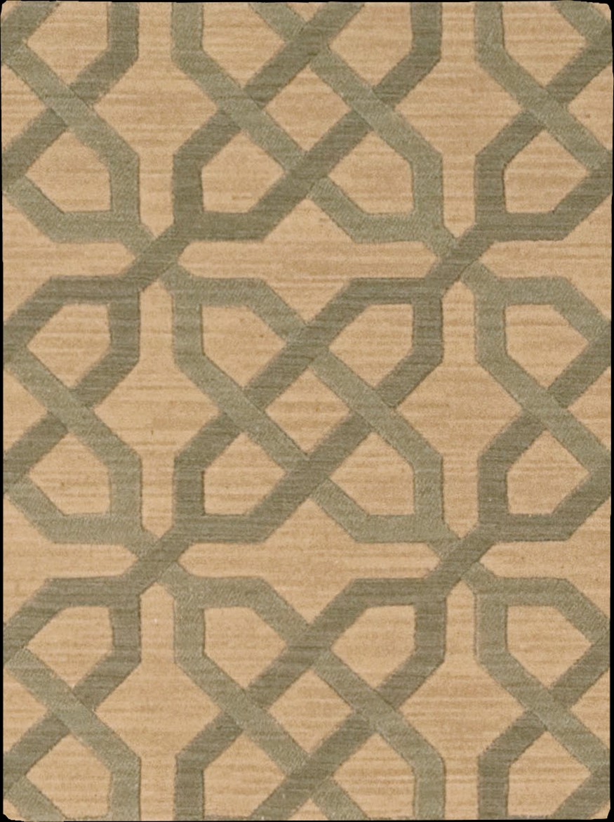 Custom Rugs, Runners & Rounds MANHATTAN MHT-04SEAFO Ivory - Beige & Multi Machine Made Rug