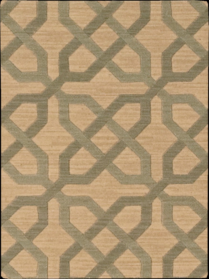 Custom & Wall to Wall MANHATTAN MHT-04SEAFO Ivory - Beige & Multi Machine Made Rug