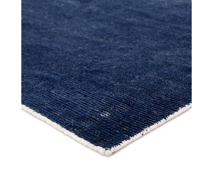 Flat Woven Rugs Rebecca RBC06 Limon Medium Blue - Navy Machine Made Rug