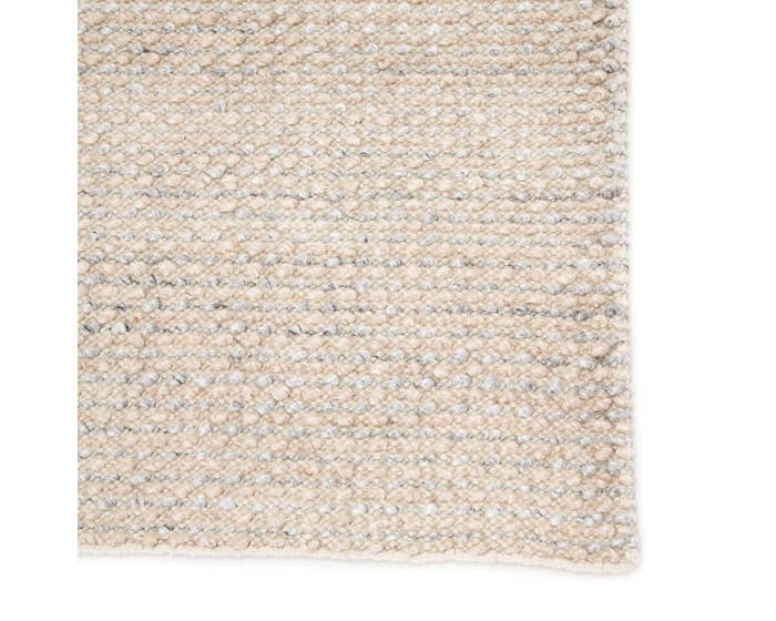 Flat Woven Rugs Rebecca RBC05 Limon Lt. Grey - Grey Machine Made Rug