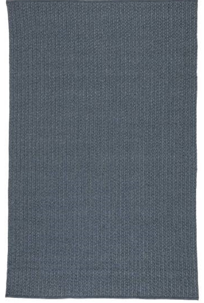 Flat Woven Rugs Nirvana Premium NIP02 Iver Medium Blue - Navy Machine Made Rug