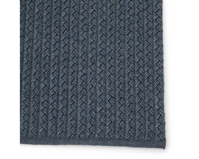 Woven Rugs Nirvana Premium NIP02 Iver Medium Blue - Navy Machine Made Rug