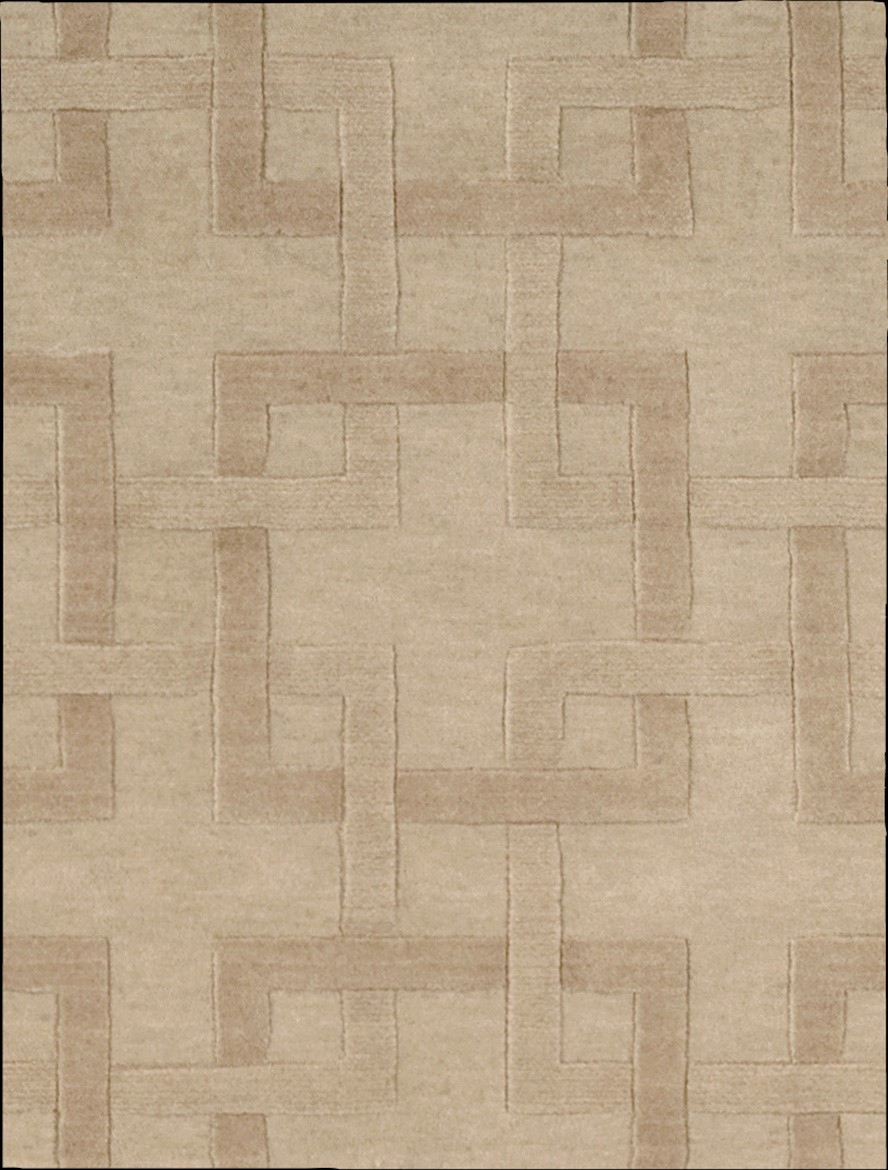 Custom & Wall to Wall MIAMI MIA-01LINEN Ivory - Beige & Camel - Taupe Machine Made Rug