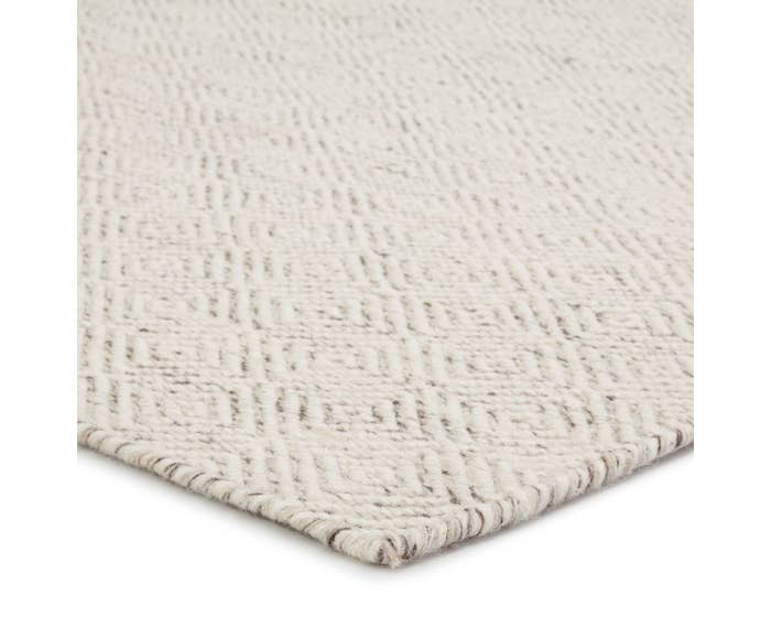 Contemporary & Transitional Rugs Enclave ENC03 Bramble Ivory - Beige & Lt. Grey - Grey Hand Woven Rug