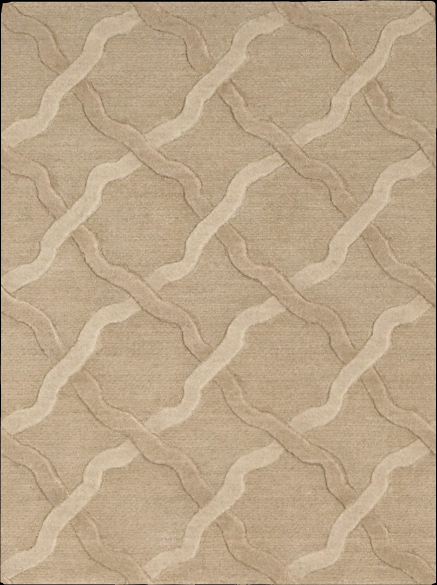 Custom Rugs, Runners & Rounds MIAMI MIA-02DUNE Camel - Taupe & Ivory - Beige Machine Made Rug