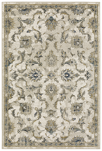 Traditional & Oriental Rugs Venice 4333V Ivory - Beige & Camel - Taupe Machine Made Rug