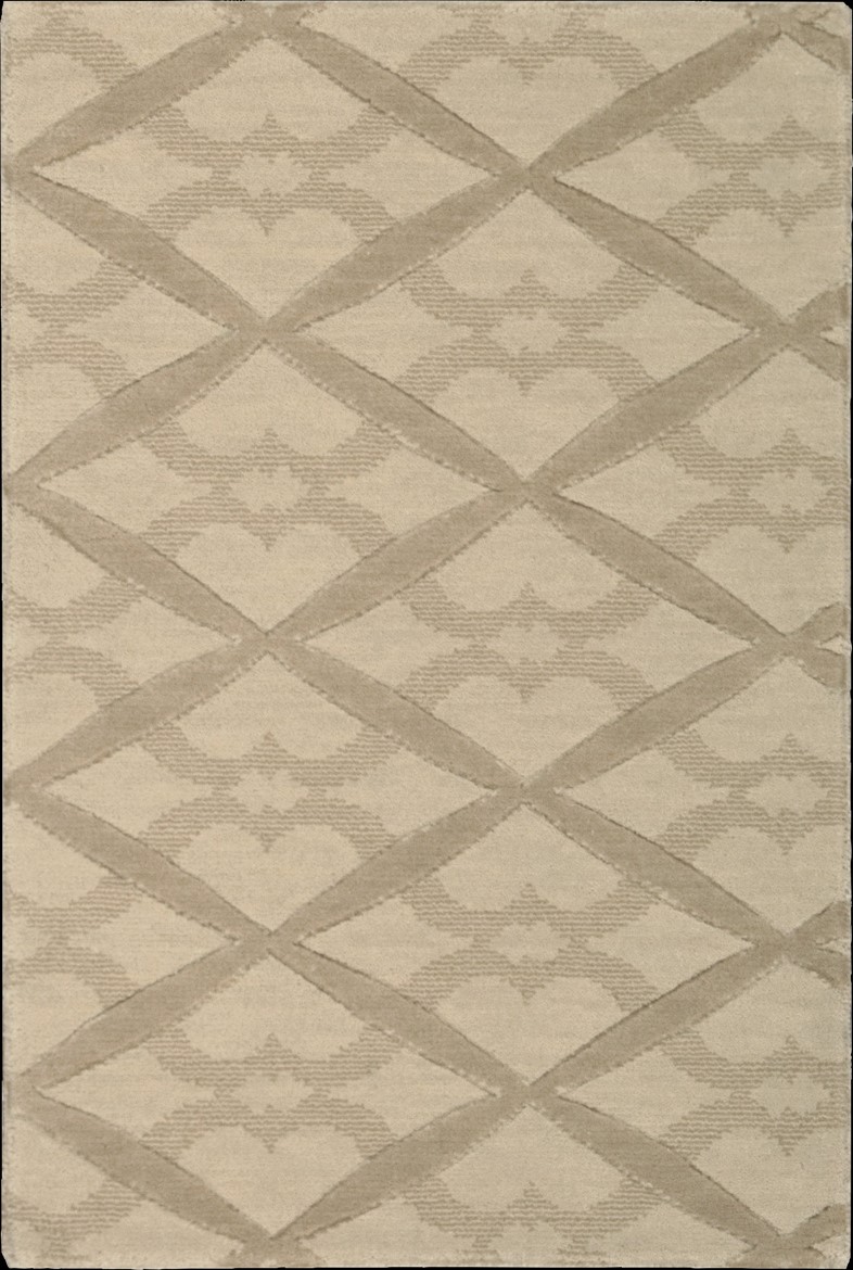 Custom Rugs, Runners & Rounds MIAMI MIA-04LINEN Ivory - Beige & Multi Machine Made Rug