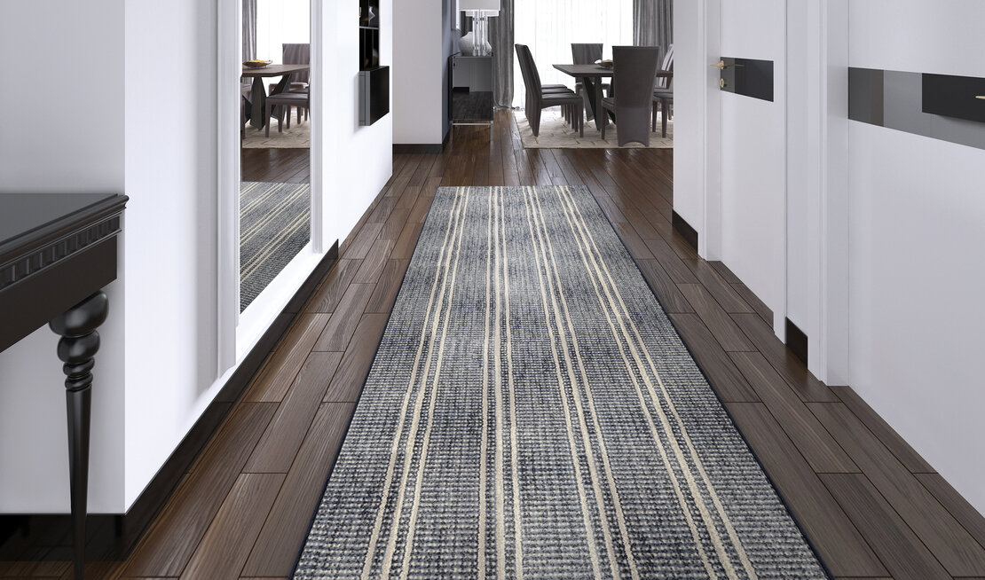 Custom Rugs, Runners & Rounds Jazabella Mink Lt. Brown - Chocolate & Ivory - Beige Machine Made Rug