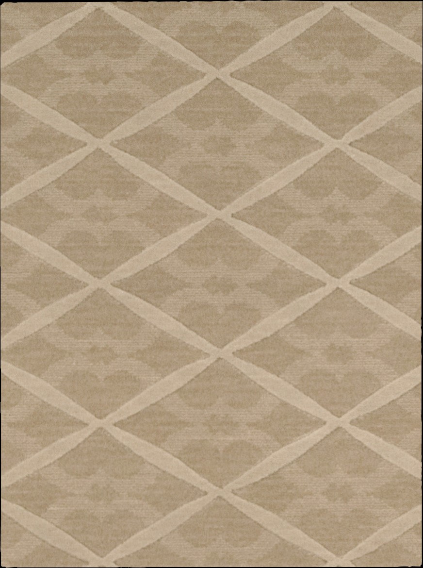 Custom Rugs, Runners & Rounds MIAMI MIA-04SAND Ivory - Beige Machine Made Rug