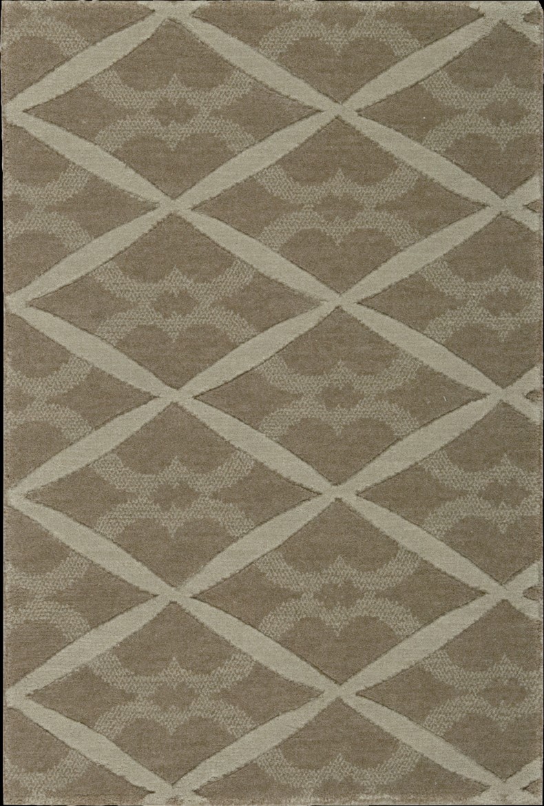 Custom Rugs, Runners & Rounds MIAMI MIA-04TAUP Camel - Taupe & Lt. Green Machine Made Rug