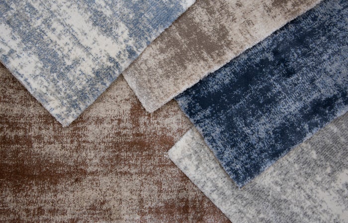 Custom Rugs, Runners & Rounds Landscape Vintage Camel - Taupe & Lt. Grey - Grey Machine Made Rug