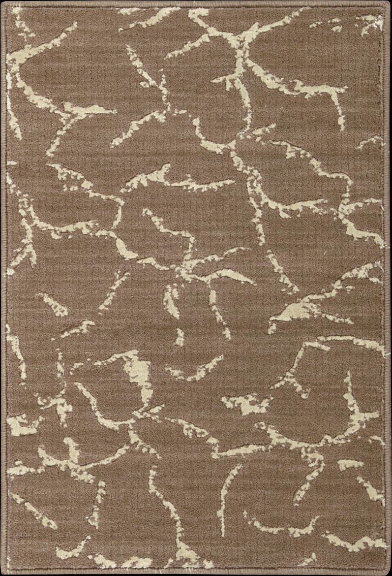 Custom & Wall to Wall NEPAL NEP-01FAWN Lt. Brown - Chocolate & Ivory - Beige Machine Made Rug