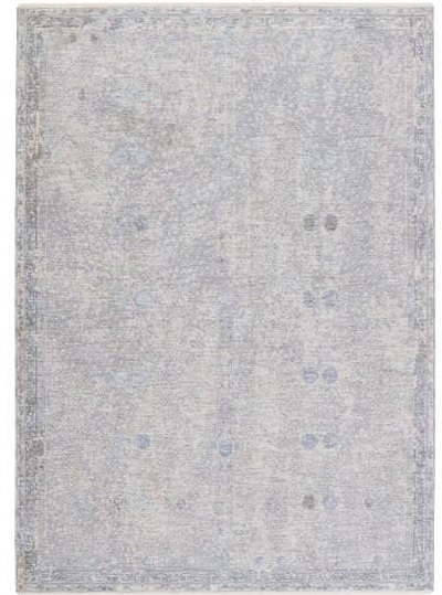 Contemporary & Transitional Rugs Ballad BLA02 Larkin Medium Blue - Navy & Lt. Blue - Blue Machine Made Rug