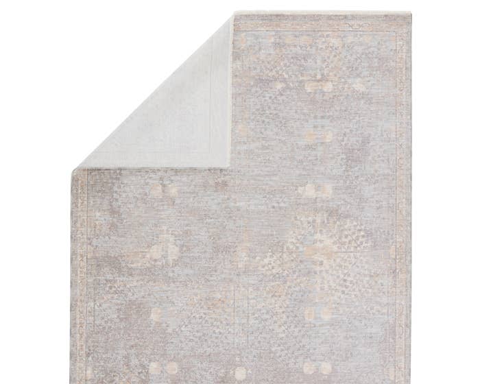 Contemporary Rugs & Transitional Rugs Ballad BLA03 Larkin Lt. Grey - Grey & Camel - Taupe Machine Made Rug