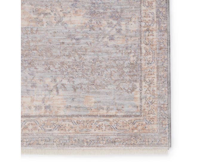 Contemporary Rugs & Transitional Rugs Ballad BLA03 Larkin Lt. Grey - Grey & Camel - Taupe Machine Made Rug