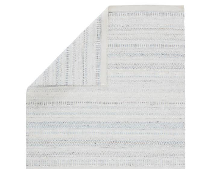 Woven Rugs Penrose PNR02 Parson Ivory - Beige & Lt. Blue - Blue Hand Woven Rug