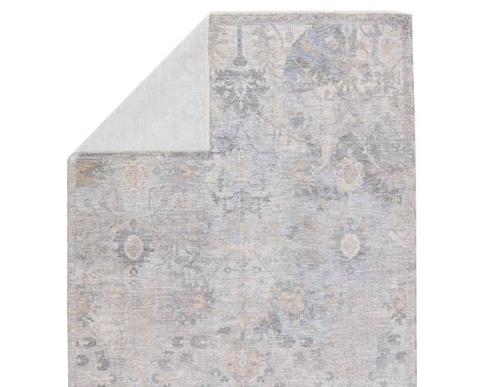 Contemporary Rugs & Transitional Rugs Ballad BLA04 Seraph Lt. Grey - Grey & Ivory - Beige Machine Made Rug