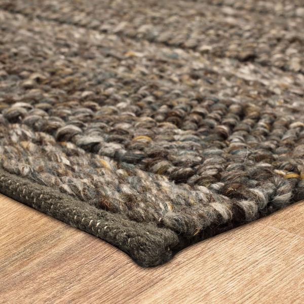 Contemporary & Modern Rugs Tableau Parados Lt. Brown - Chocolate Hand Loomed Rug