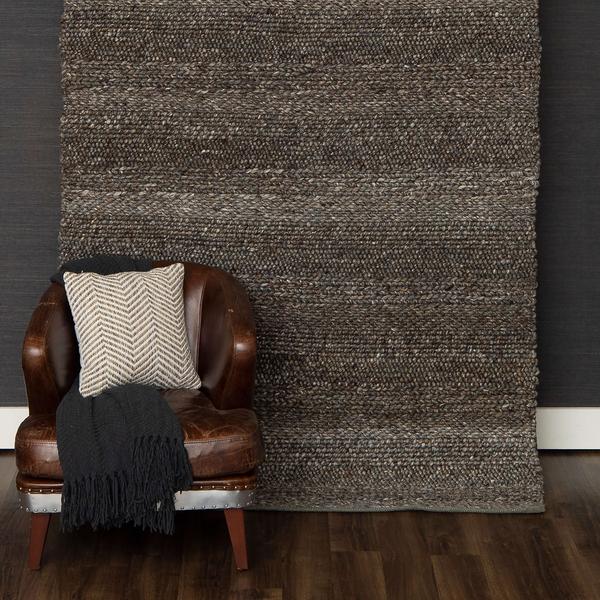 Contemporary & Transitional Rugs Tableau Parados Lt. Brown - Chocolate Hand Loomed Rug