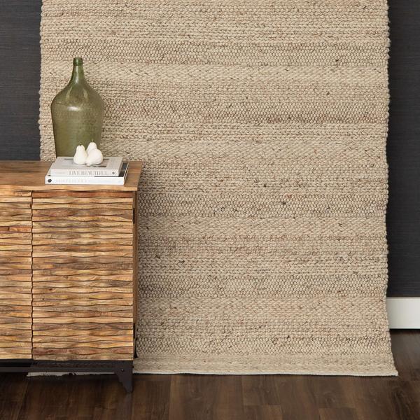Contemporary Rugs & Transitional Rugs Tableau Roma Oyster Ivory - Beige Hand Loomed Rug