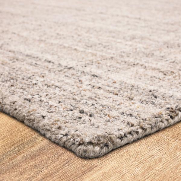 Contemporary Rugs & Transitional Rugs Haberdasher Drizzle Lt. Grey - Grey Hand Tufted Rug