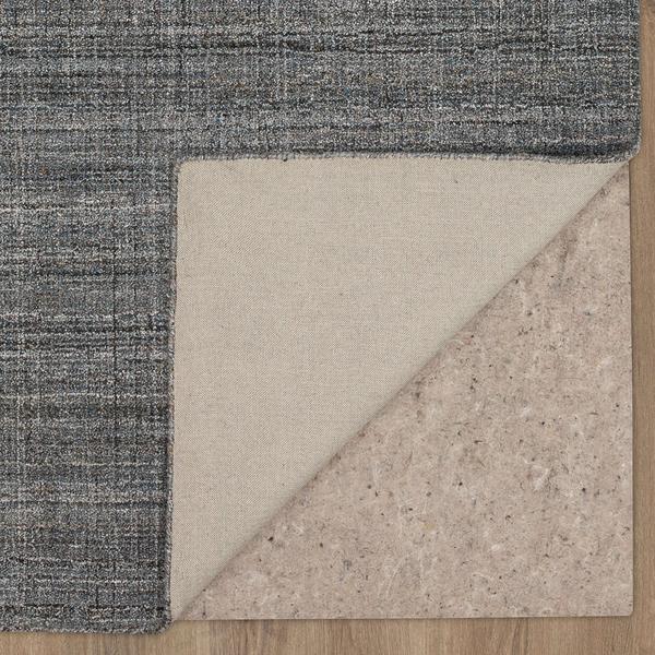 Contemporary & Transitional Rugs Haberdasher Graphite Medium Blue - Navy & Lt. Brown - Chocolate Hand Tufted Rug