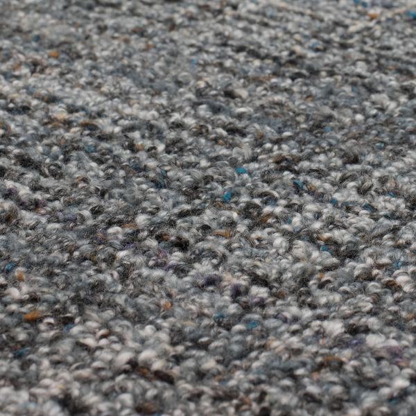 Contemporary Rugs & Transitional Rugs Haberdasher Graphite Medium Blue - Navy & Lt. Brown - Chocolate Hand Tufted Rug