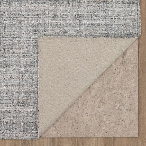 Contemporary & Transitional Rugs Haberdasher Silver Lt. Grey - Grey & Lt. Blue - Blue Hand Tufted Rug