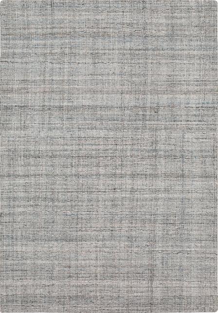 Contemporary Rugs & Transitional Rugs Haberdasher Silver Lt. Grey - Grey & Lt. Blue - Blue Hand Tufted Rug