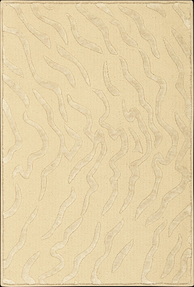 Custom & Wall to Wall NEPAL NEP-04BONE Ivory - Beige Machine Made Rug