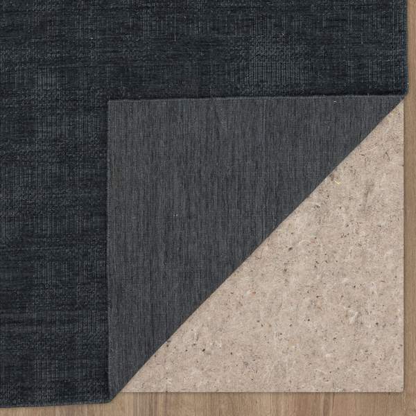 Contemporary & Modern Rugs Gemini Charcoal Black - Charcoal Hand Loomed Rug