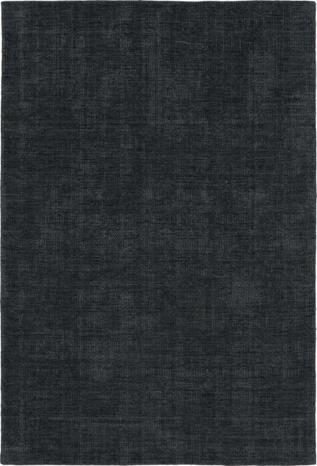 Contemporary & Modern Rugs Gemini Charcoal Black - Charcoal Hand Loomed Rug