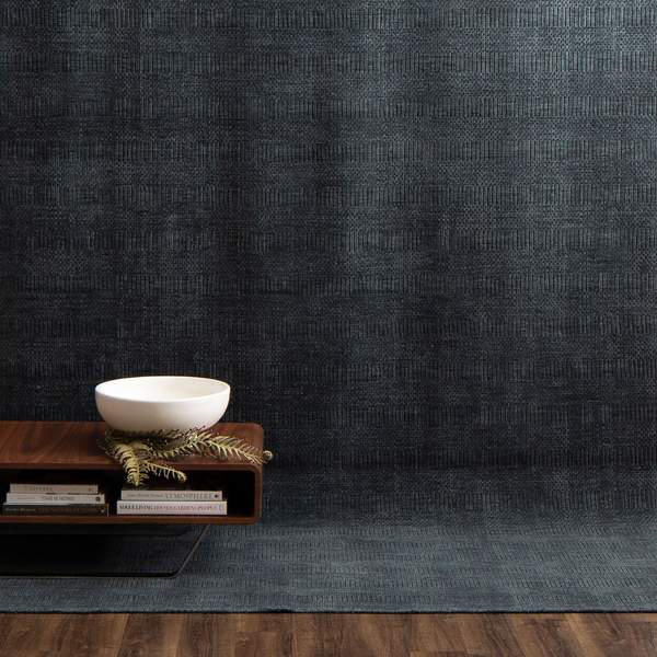 Contemporary & Modern Rugs Gemini Charcoal Black - Charcoal Hand Loomed Rug