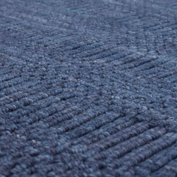 Contemporary & Transitional Rugs Gemini Navy Medium Blue - Navy Hand Loomed Rug