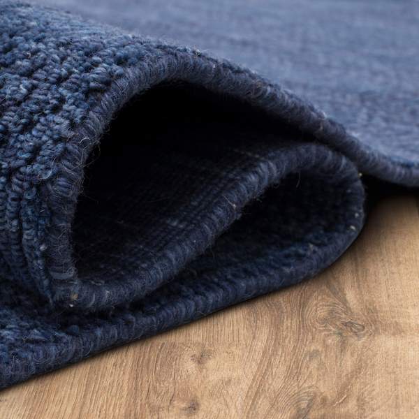 Contemporary Rugs & Transitional Rugs Gemini Navy Medium Blue - Navy Hand Loomed Rug