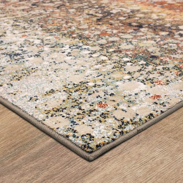 Contemporary Rugs & Transitional Rugs Torrent Soiree Rose Gold Red - Burgundy & Lt. Gold - Gold Machine Made Rug