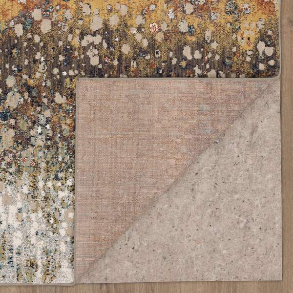 Contemporary Rugs & Transitional Rugs Torrent Soiree Rose Gold Red - Burgundy & Lt. Gold - Gold Machine Made Rug
