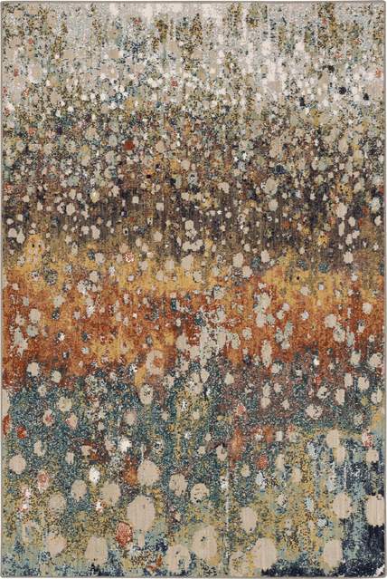 Contemporary Rugs & Transitional Rugs Torrent Soiree Rose Gold Red - Burgundy & Lt. Gold - Gold Machine Made Rug