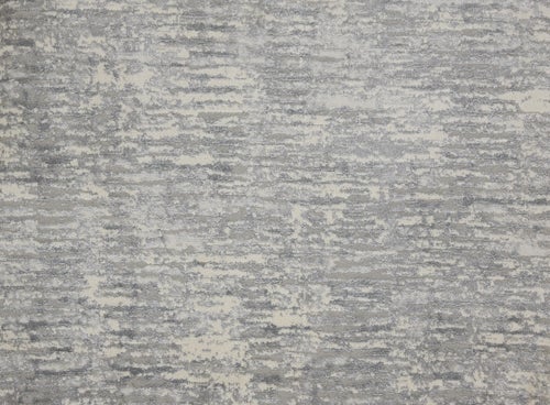 Custom & Wall to Wall Glam Rock Shadow Lt. Grey - Grey Machine Made Rug